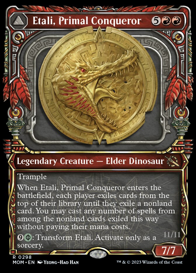 Etali, Primal Conqueror // Etali, Primal Sickness (Showcase Planar Booster Fun) [March of the Machine] - Magic: The Gathering - Card Brawlers | Quebec | Canada |
