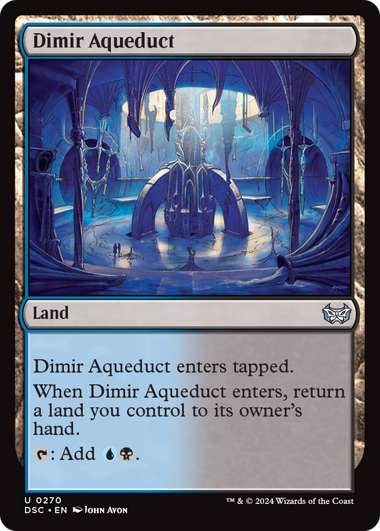 Dimir Aqueduct [Duskmourn: House of Horror Commander] - Magic: The Gathering - Card Brawlers | Quebec | Canada |