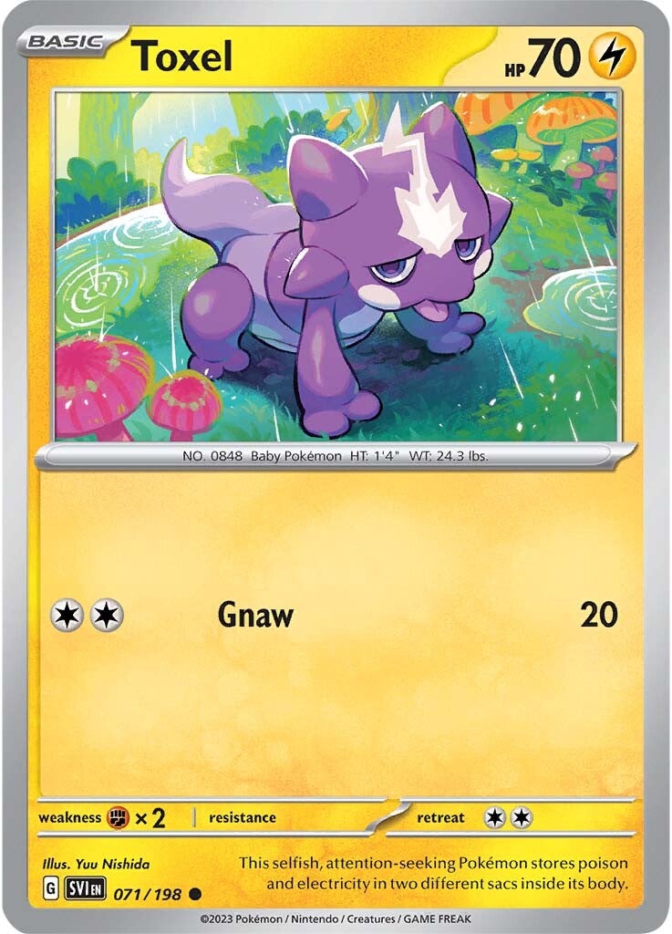 Toxel (071/198) [Scarlet & Violet: Base Set] - Pokémon - Card Brawlers | Quebec | Canada |