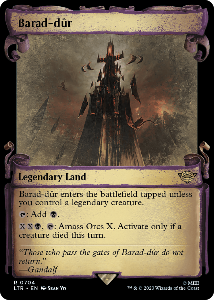Barad-dur [The Lord of the Rings: Tales of Middle-Earth Showcase Scrolls] - Magic: The Gathering - Card Brawlers | Quebec | Canada |