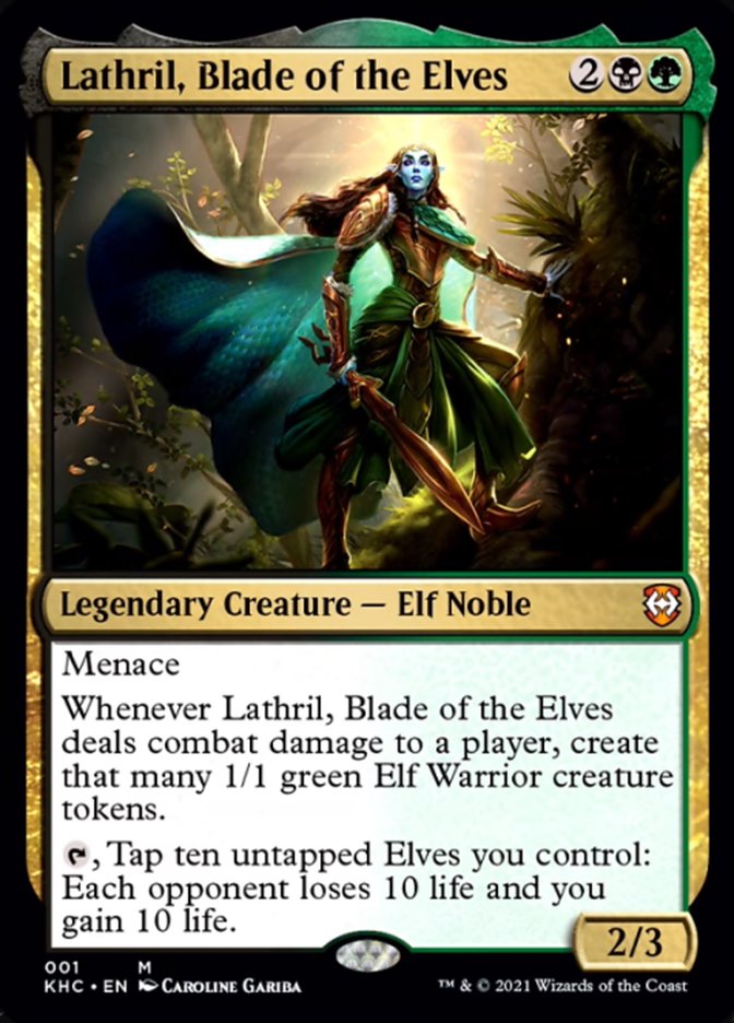 Lathril, Blade of the Elves [Kaldheim Commander] - Magic: The Gathering - Card Brawlers | Quebec | Canada |
