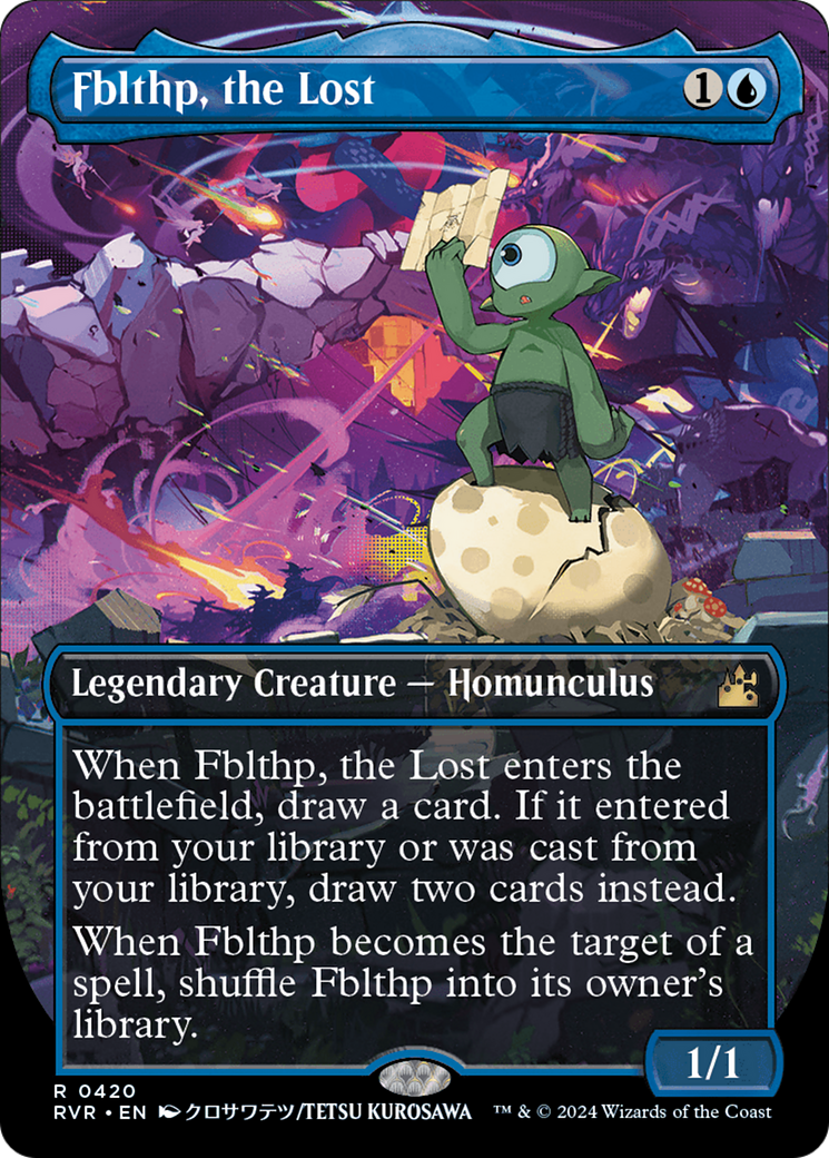 Fblthp, the Lost (Anime Borderless) [Ravnica Remastered] - Magic: The Gathering - Card Brawlers | Quebec | Canada |