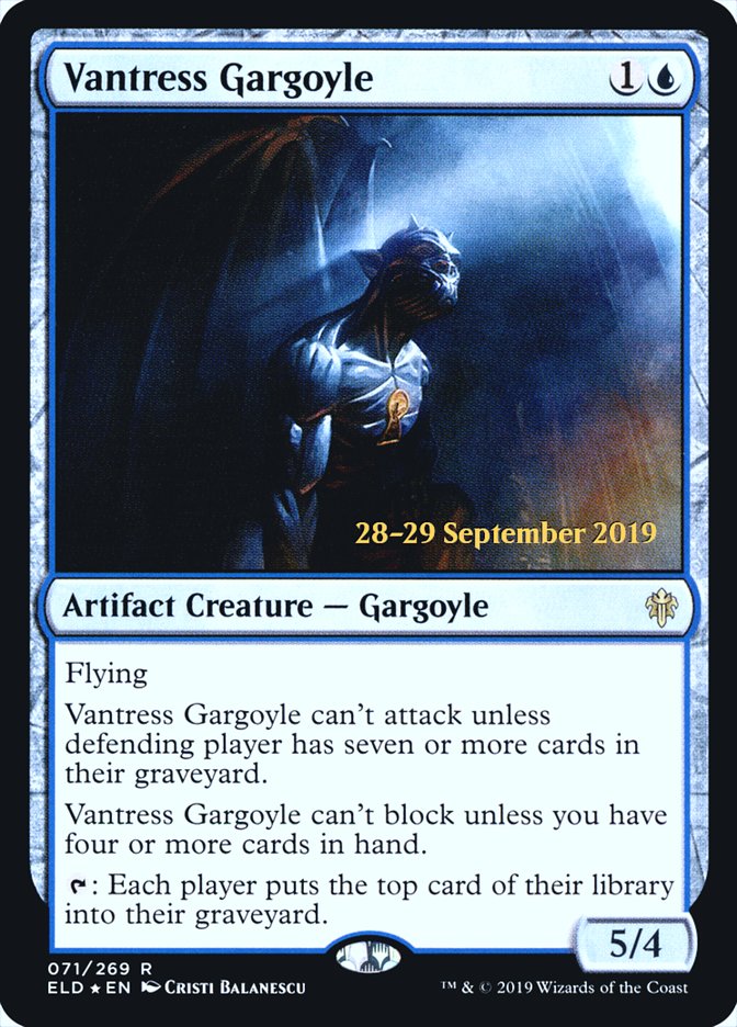 Vantress Gargoyle [Throne of Eldraine Prerelease Promos] - Magic: The Gathering - Card Brawlers | Quebec | Canada |
