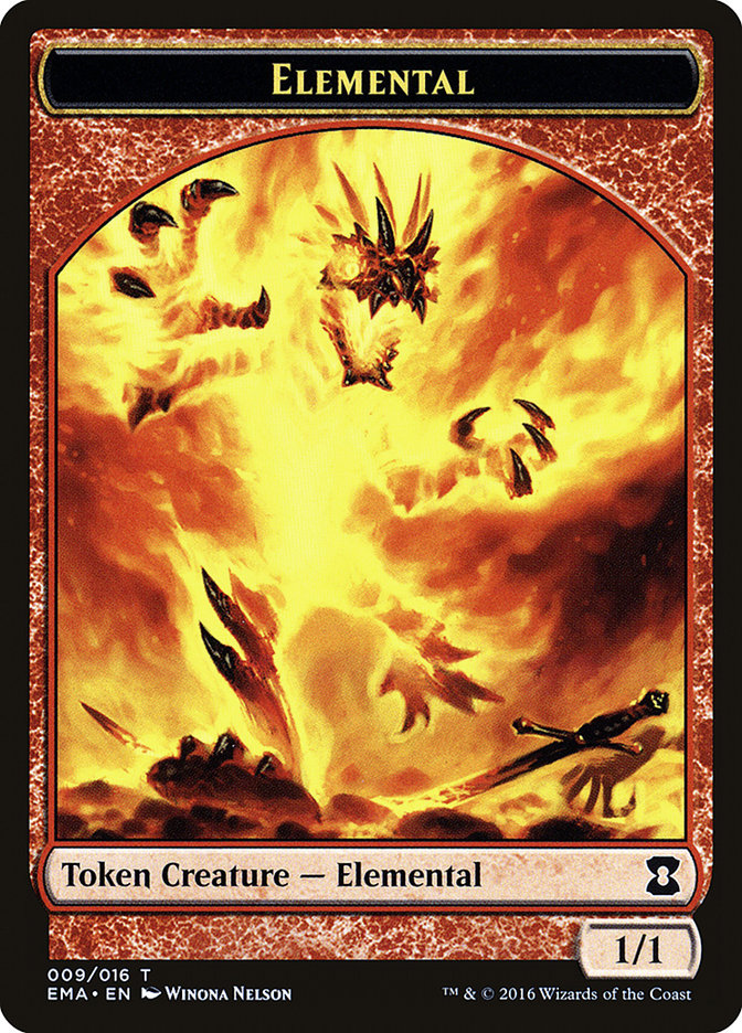 Elemental Token (009/016) [Eternal Masters Tokens] - Magic: The Gathering - Card Brawlers | Quebec | Canada |