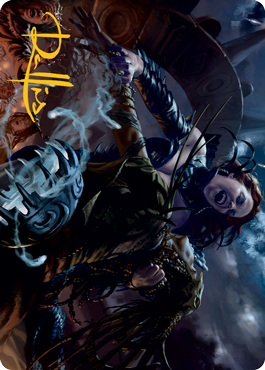 Olivia's Midnight Ambush Art Card (Gold-Stamped Signature) [Innistrad: Midnight Hunt Art Series] - Magic: The Gathering - Card Brawlers | Quebec | Canada |