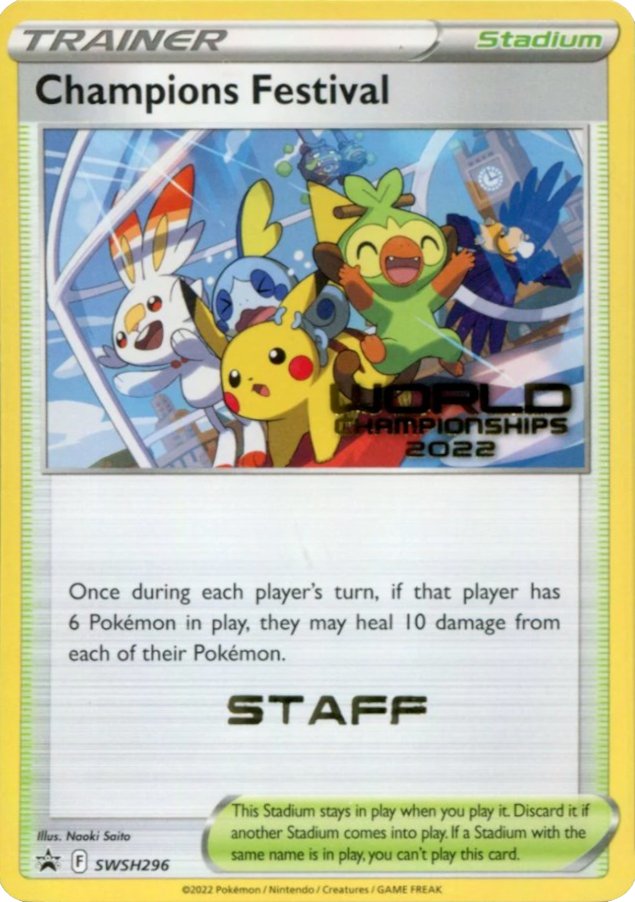 Champions Festival (SWSH296) (Staff) [Sword & Shield: Black Star Promos] - Pokémon - Card Brawlers | Quebec | Canada |