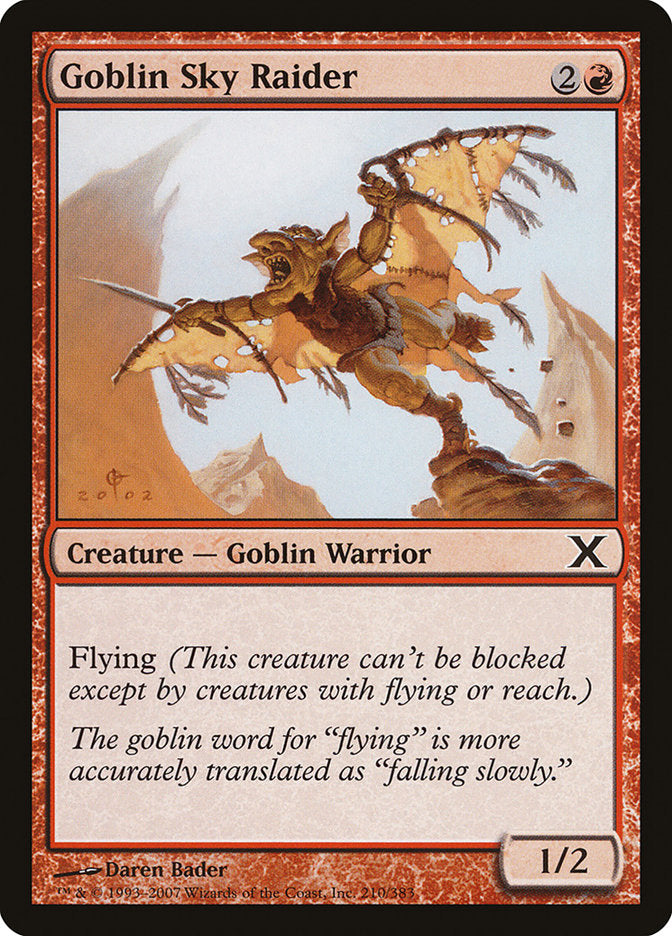 Goblin Sky Raider [Tenth Edition] - Magic: The Gathering - Card Brawlers | Quebec | Canada |