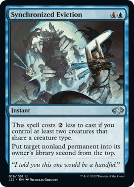 Synchronized Eviction [Jumpstart 2022] - Magic: The Gathering - Card Brawlers | Quebec | Canada |