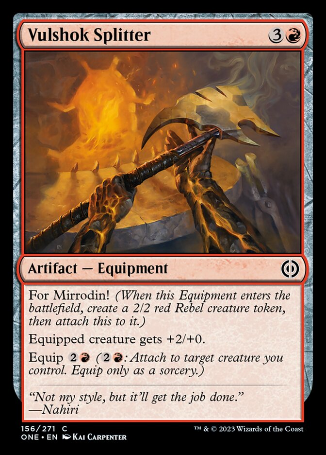 Vulshok Splitter [Phyrexia: All Will Be One] - Magic: The Gathering - Card Brawlers | Quebec | Canada |