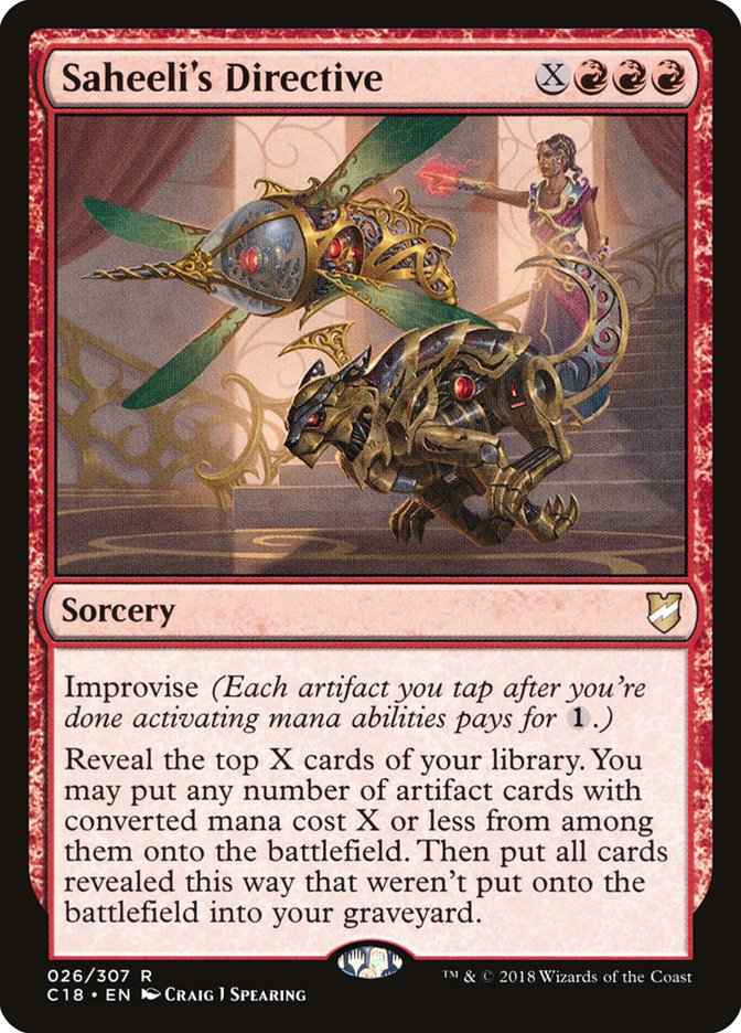 Saheeli's Directive [Commander 2018] - Magic: The Gathering - Card Brawlers | Quebec | Canada |