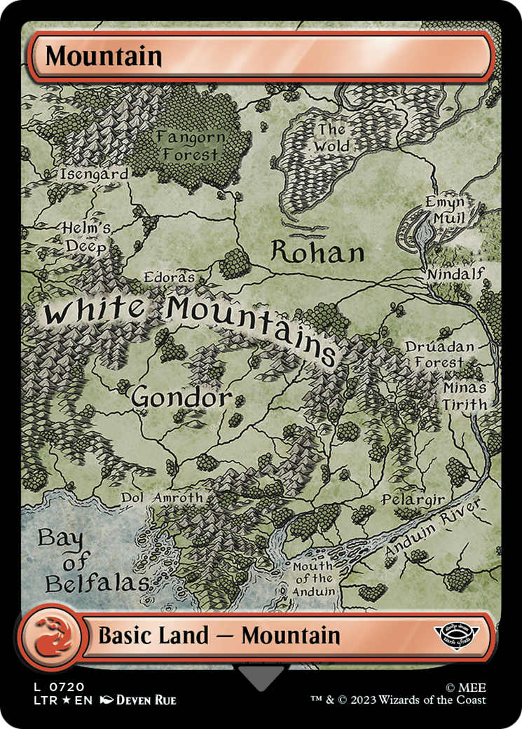 Mountain (720) (Surge Foil) [The Lord of the Rings: Tales of Middle-Earth] - Magic: The Gathering - Card Brawlers | Quebec | Canada |