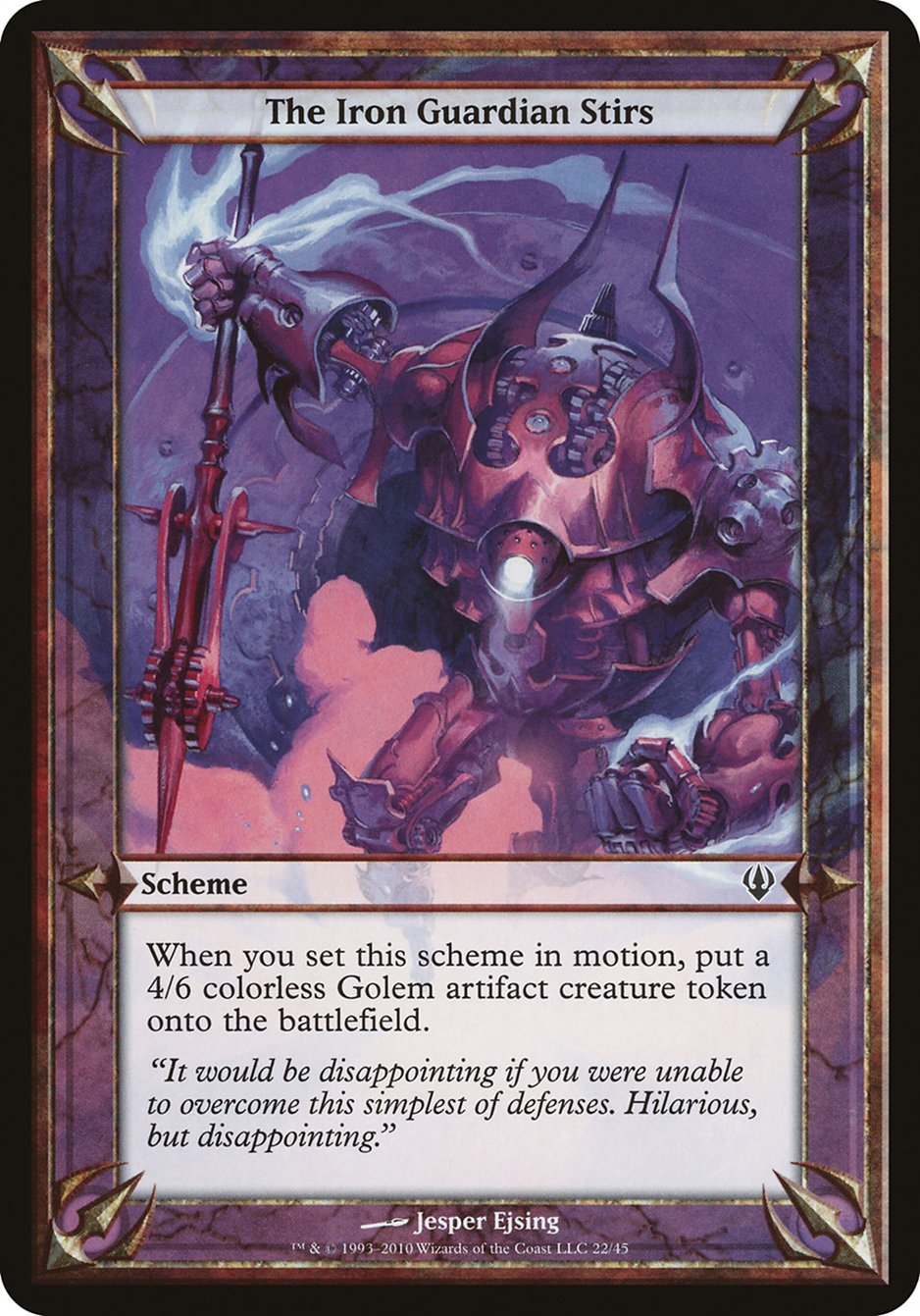 The Iron Guardian Stirs (Schemes) [Archenemy Schemes] - Magic: The Gathering - Card Brawlers | Quebec | Canada |