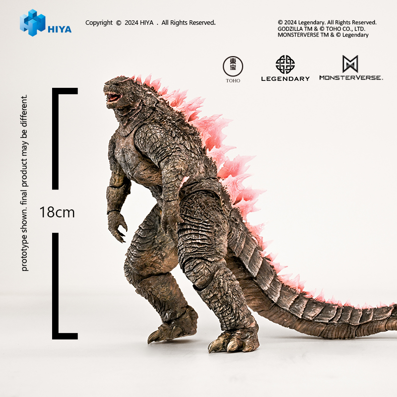 Hiya Toys - Godzilla X Kong - The New Empire - Godzilla Evolved Version - (PREORDER) March 15, 2027
