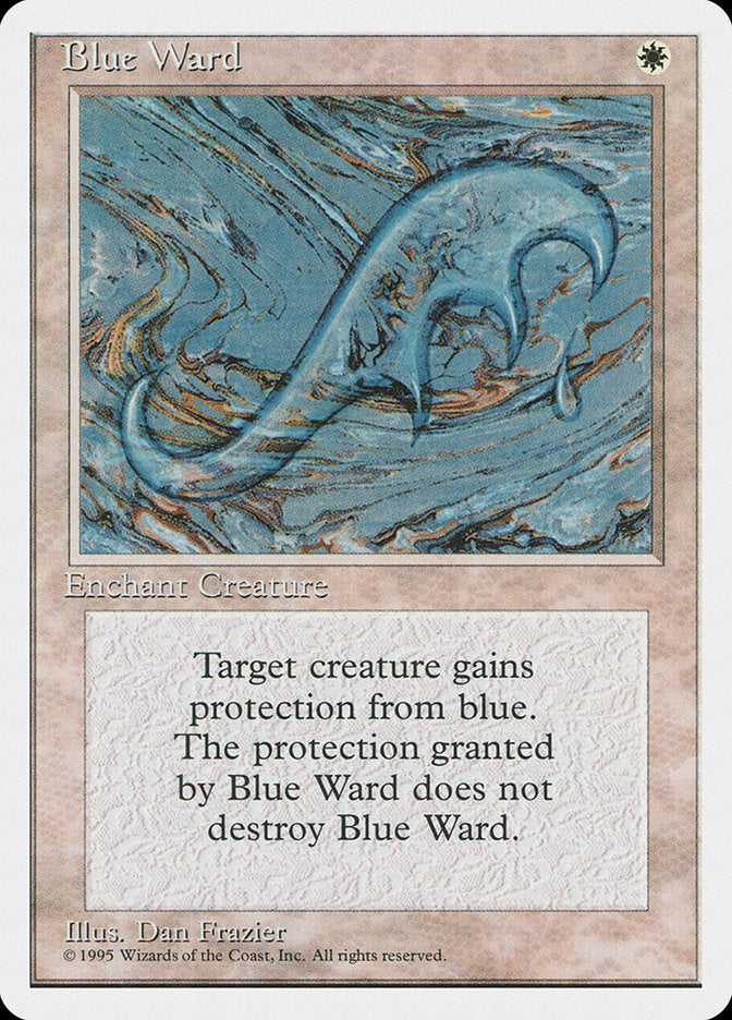 Blue Ward [Fourth Edition] - Magic: The Gathering - Card Brawlers | Quebec | Canada |