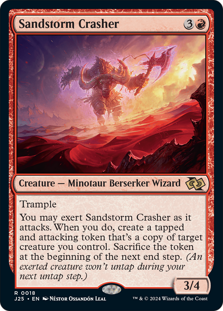 Sandstorm Crasher [Foundations Jumpstart] - Magic: The Gathering - Card Brawlers | Quebec | Canada |
