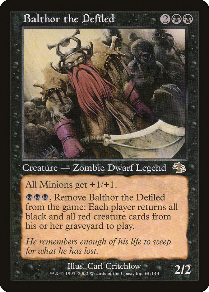 Balthor the Defiled [Judgment] - Magic: The Gathering - Card Brawlers | Quebec | Canada |
