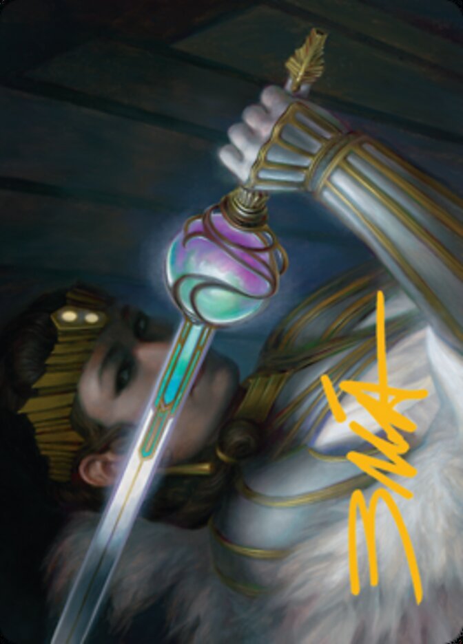 Luxior, Giada's Gift Art Card (Gold-Stamped Signature) [Streets of New Capenna Art Series] - Magic: The Gathering - Card Brawlers | Quebec | Canada |