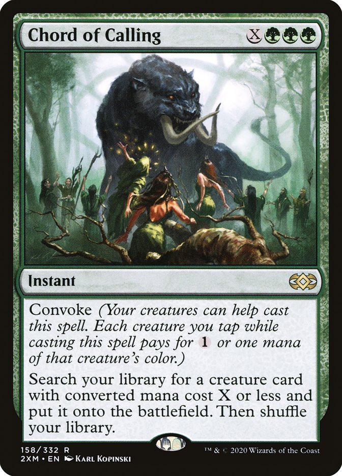 Chord of Calling [Double Masters] - Magic: The Gathering - Card Brawlers | Quebec | Canada |