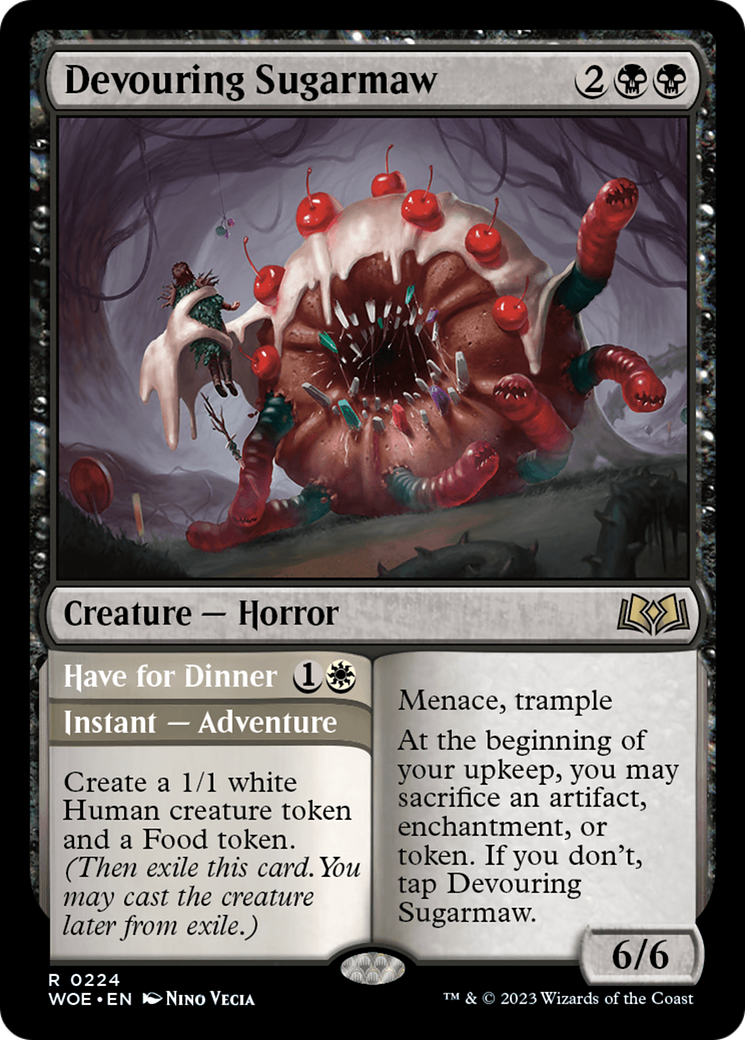 Devouring Sugarmaw // Have For Dinner [Wilds of Eldraine] - Magic: The Gathering - Card Brawlers | Quebec | Canada |