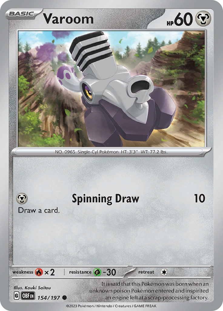 Varoom (154/197) [Scarlet & Violet: Obsidian Flames] - Pokémon - Card Brawlers | Quebec | Canada |
