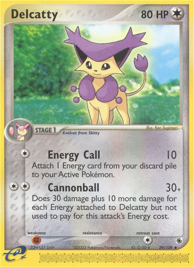 Delcatty (29/109) [EX: Ruby & Sapphire] - Pokémon - Card Brawlers | Quebec | Canada |