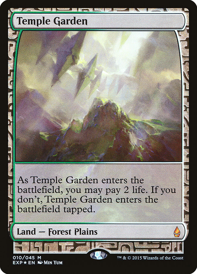 Temple Garden [Zendikar Expeditions] - Magic: The Gathering - Card Brawlers | Quebec | Canada |
