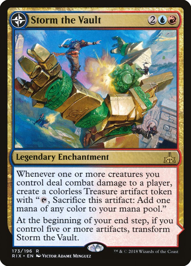 Storm the Vault // Vault of Catlacan [Rivals of Ixalan] - Magic: The Gathering - Card Brawlers | Quebec | Canada |