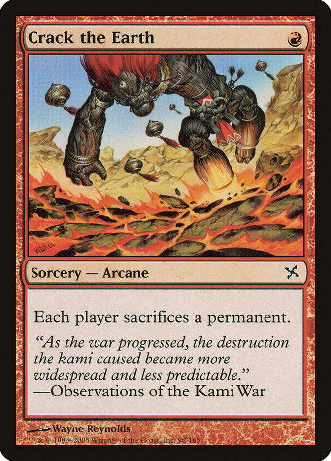 Crack the Earth [Betrayers of Kamigawa] - Magic: The Gathering - Card Brawlers | Quebec | Canada |