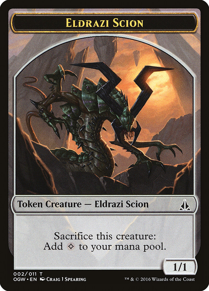 Eldrazi Scion Token (002/011) [Oath of the Gatewatch Tokens] - Magic: The Gathering - Card Brawlers | Quebec | Canada |
