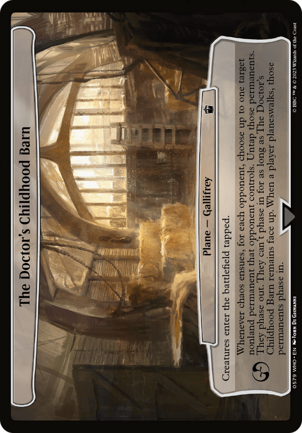 The Doctor's Childhood Barn [Doctor Who] - Magic: The Gathering - Card Brawlers | Quebec | Canada |