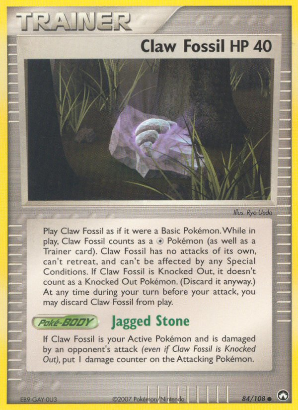 Claw Fossil (84/108) [EX: Power Keepers] - Pokémon - Card Brawlers | Quebec | Canada |