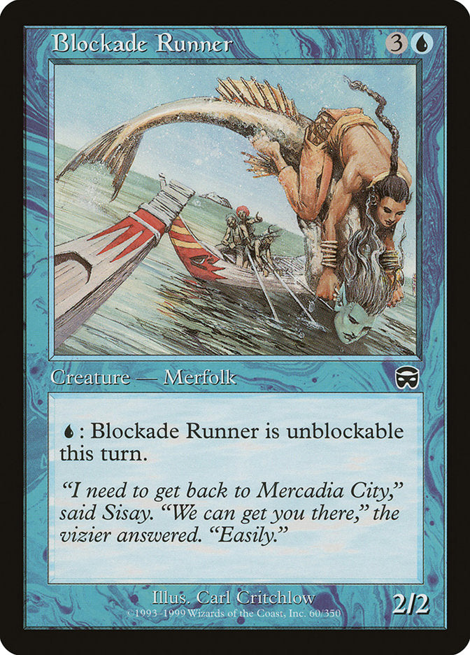 Blockade Runner [Mercadian Masques] - Magic: The Gathering - Card Brawlers | Quebec | Canada |