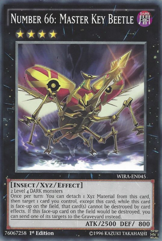 Number 66: Master Key Beetle [WIRA-EN045] Common - Yu-Gi-Oh! - Card Brawlers | Quebec | Canada |