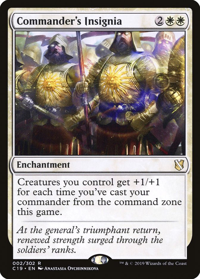 Commander's Insignia [Commander 2019] - Magic: The Gathering - Card Brawlers | Quebec | Canada |