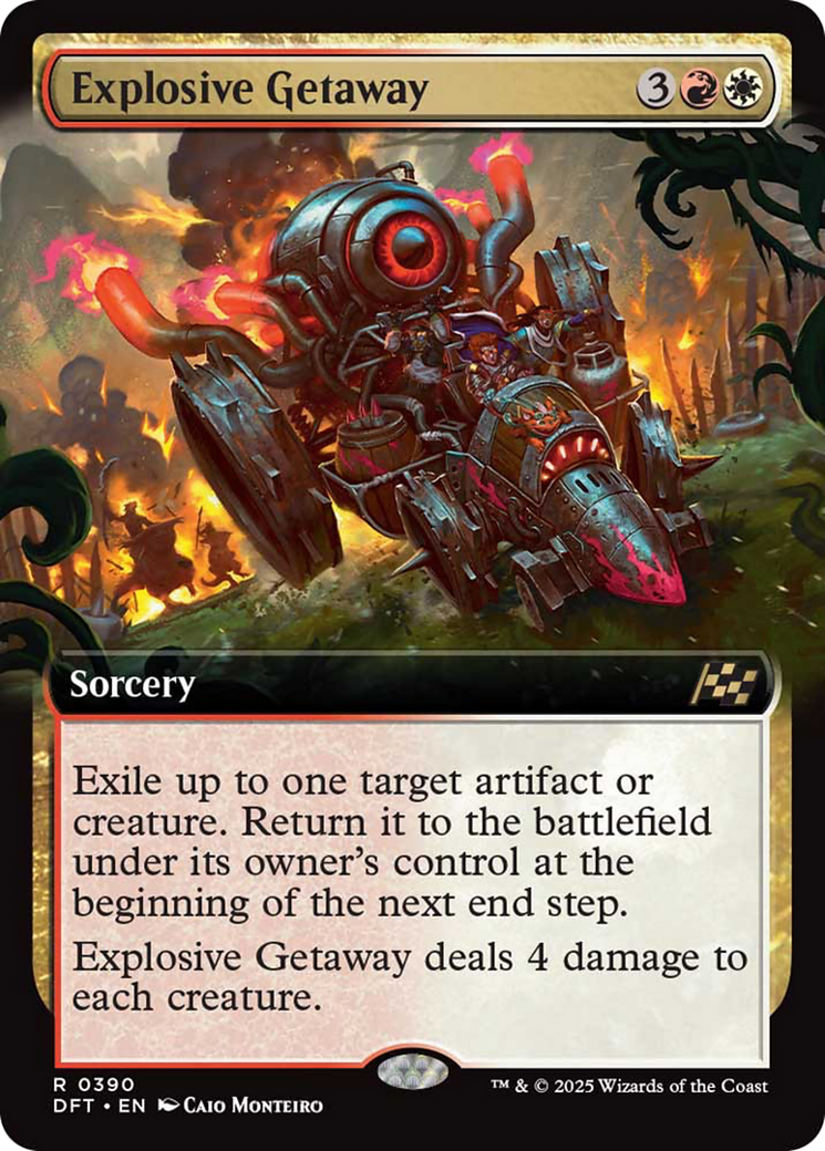 Explosive Getaway (Extended Art) [Aetherdrift] - Magic: The Gathering - Card Brawlers | Quebec | Canada |