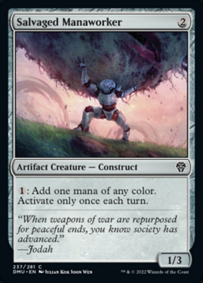 Salvaged Manaworker [Dominaria United] - Magic: The Gathering - Card Brawlers | Quebec | Canada |