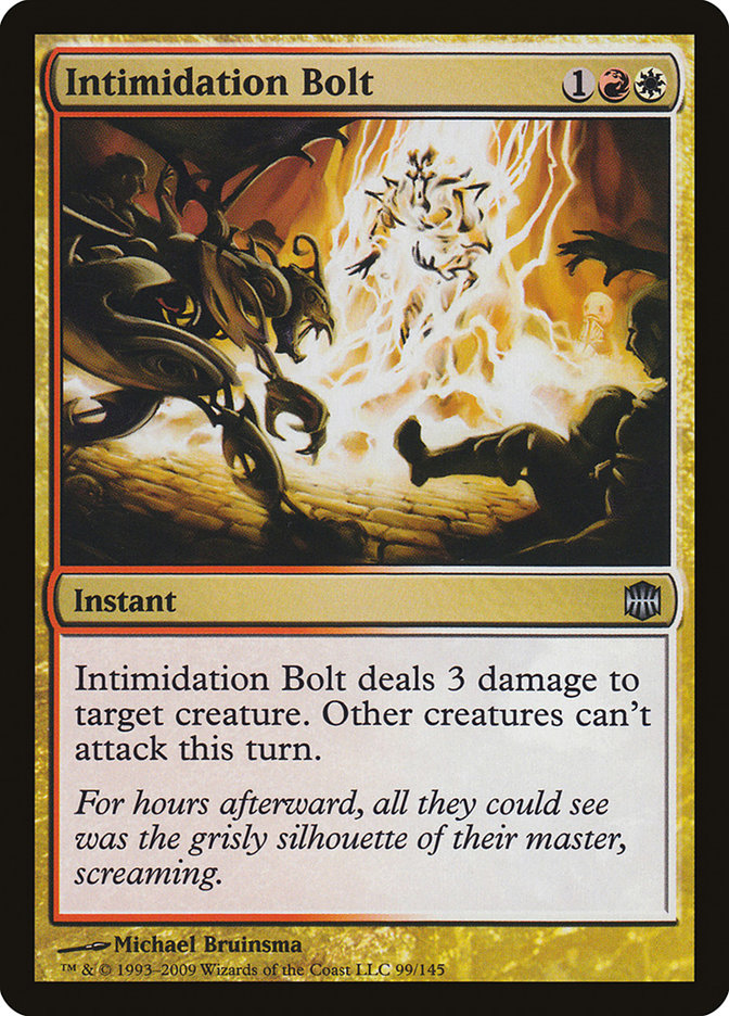 Intimidation Bolt [Alara Reborn] - Magic: The Gathering - Card Brawlers | Quebec | Canada |