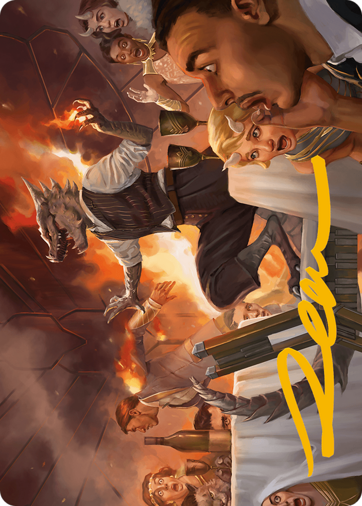 Party Thrasher Art Card (Gold-Stamped Signature) [Modern Horizons 3 Art Series] - Magic: The Gathering - Card Brawlers | Quebec | Canada |