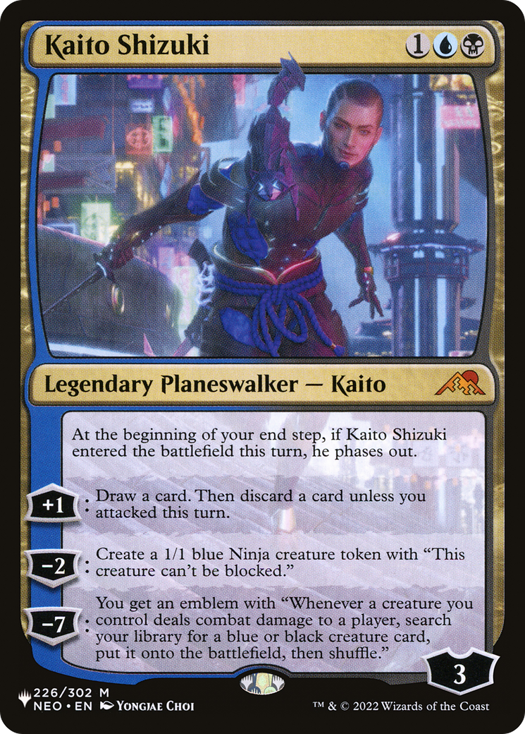 Kaito Shizuki [The List] - Magic: The Gathering - Card Brawlers | Quebec | Canada |