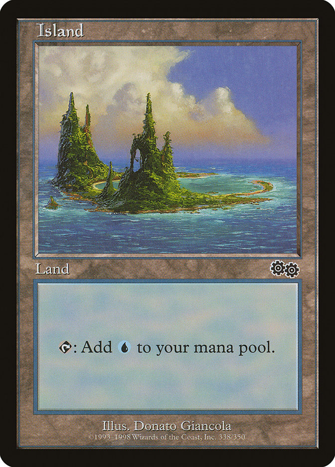 Island (338) [Urza's Saga] - Magic: The Gathering - Card Brawlers | Quebec | Canada |