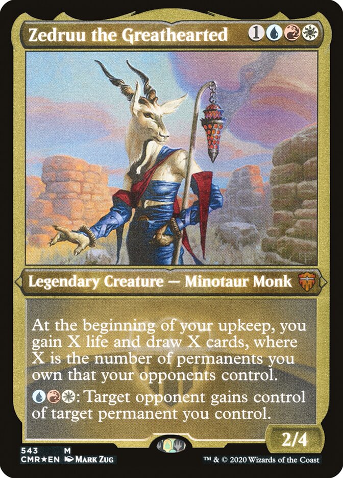 Zedruu the Greathearted (Etched) [Commander Legends] - Magic: The Gathering - Card Brawlers | Quebec | Canada |