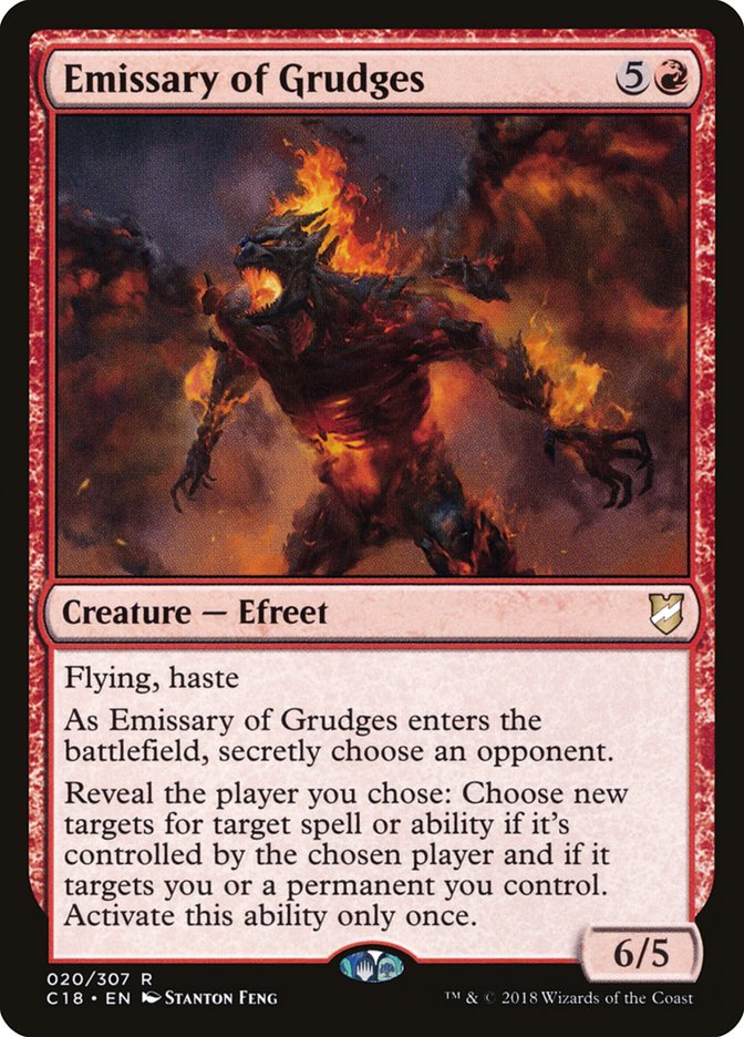 Emissary of Grudges [Commander 2018] - Magic: The Gathering - Card Brawlers | Quebec | Canada |