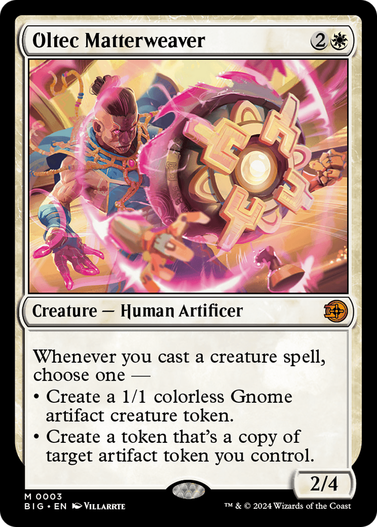 Oltec Matterweaver [Outlaws of Thunder Junction: The Big Score] - Magic: The Gathering - Card Brawlers | Quebec | Canada |