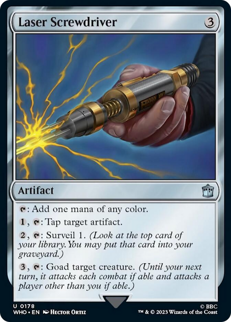 Laser Screwdriver [Doctor Who] - Magic: The Gathering - Card Brawlers | Quebec | Canada |