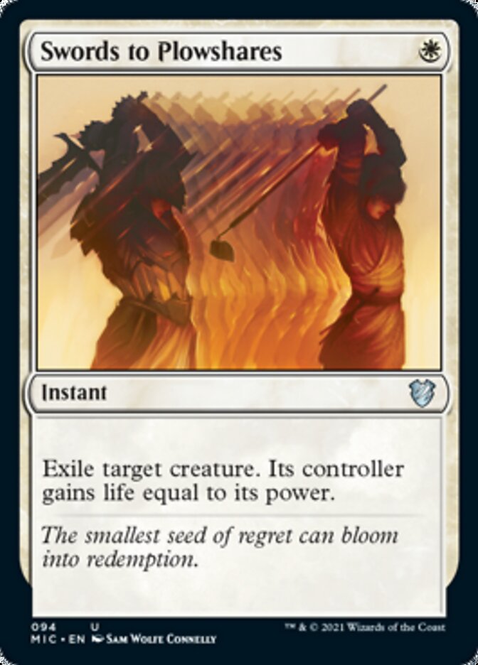 Swords to Plowshares [Innistrad: Midnight Hunt Commander] - Magic: The Gathering - Card Brawlers | Quebec | Canada |