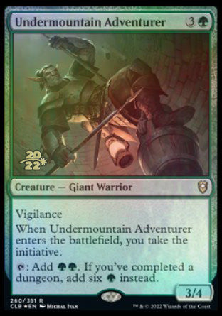 Undermountain Adventurer [Commander Legends: Battle for Baldur's Gate Prerelease Promos] - Magic: The Gathering - Card Brawlers | Quebec | Canada |