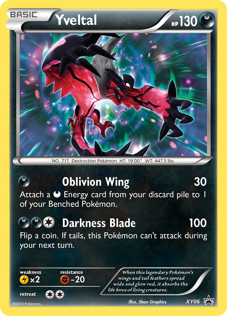 Yveltal (XY06) [XY: Black Star Promos] - Pokémon - Card Brawlers | Quebec | Canada |