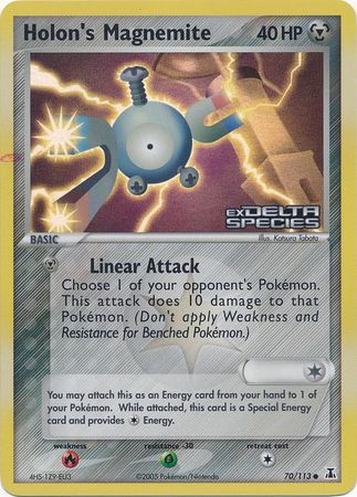 Holon's Magnemite (70/113) (Stamped) [EX: Delta Species] - Pokémon - Card Brawlers | Quebec | Canada |