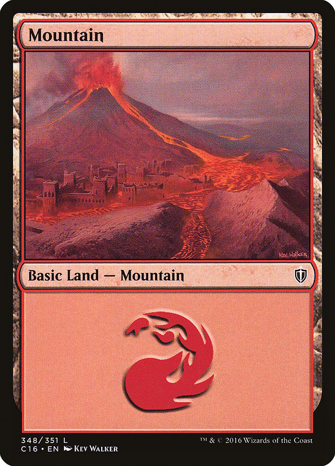 Mountain (348) [Commander 2016] - Magic: The Gathering - Card Brawlers | Quebec | Canada |