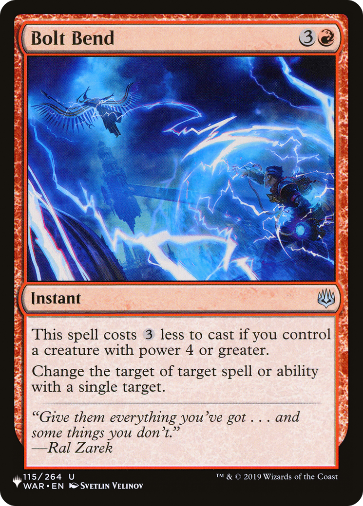 Bolt Bend [The List] - Magic: The Gathering - Card Brawlers | Quebec | Canada |